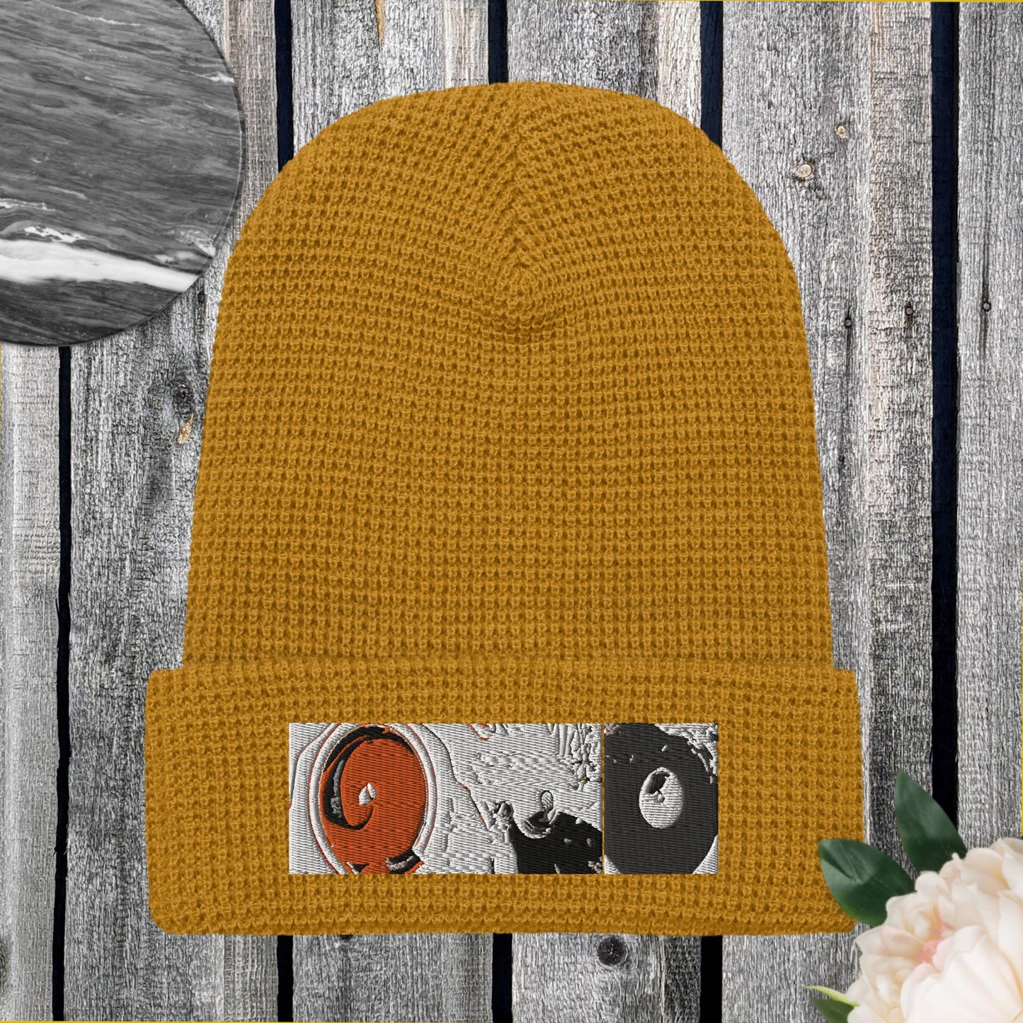 Bino "Face" 8 Ball Waffle beanie