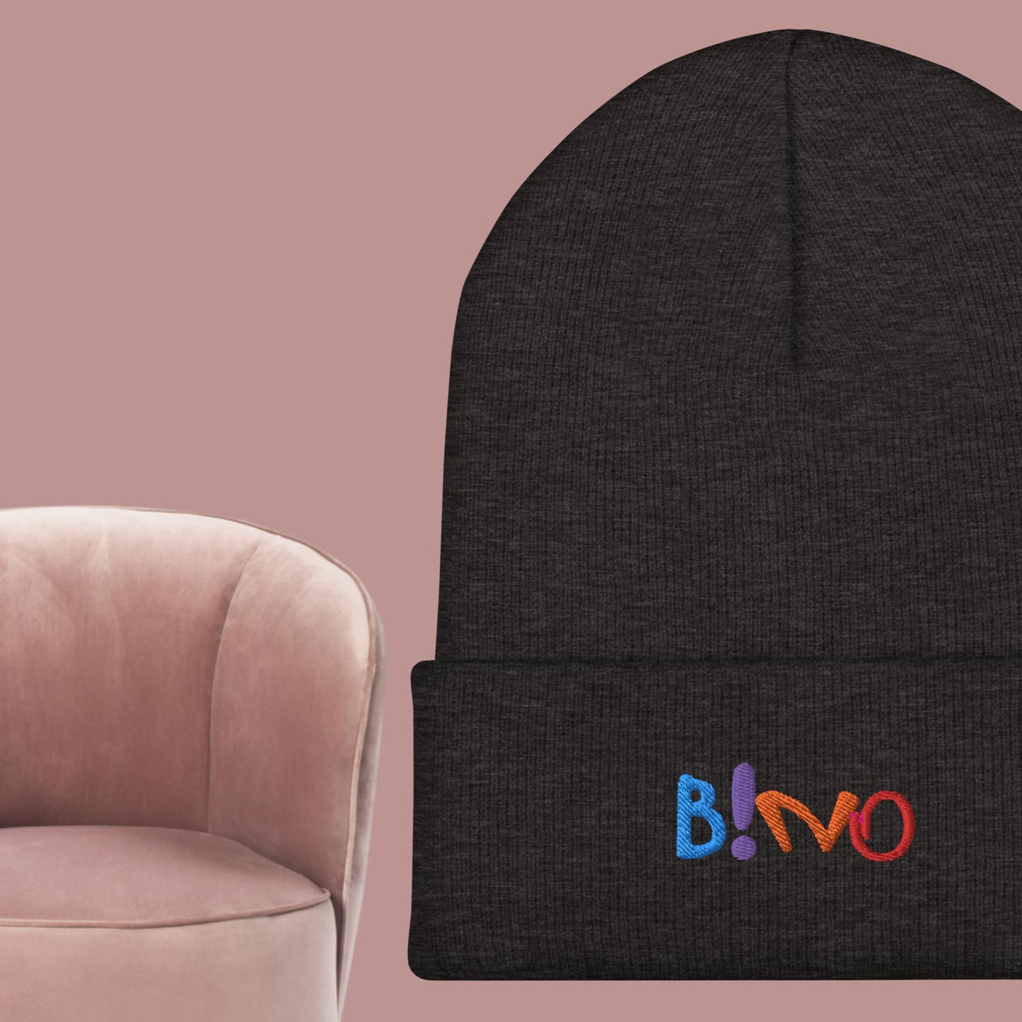 B!no Gorro con borde vuelto