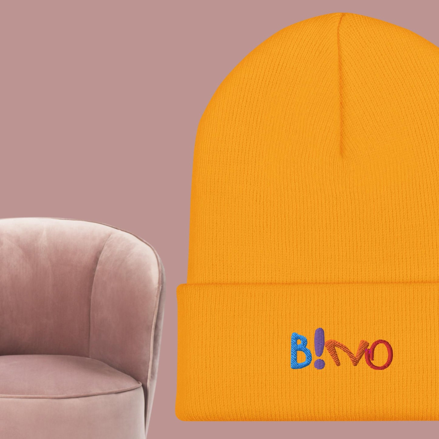 B!no Gorro con borde vuelto