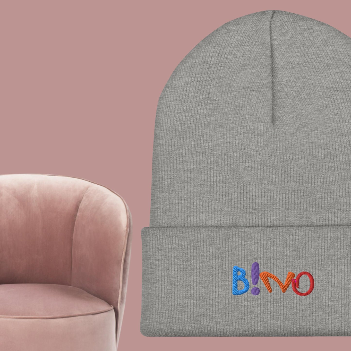 B!no Gorro con borde vuelto