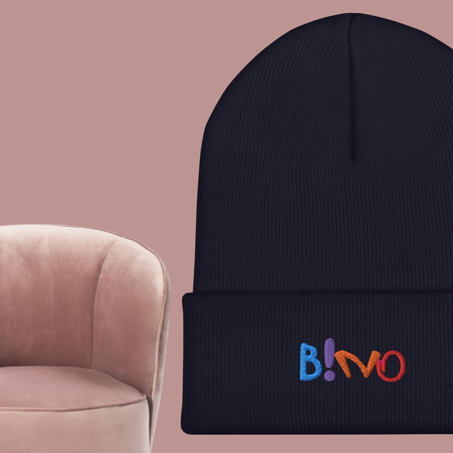 B!no Gorro con borde vuelto
