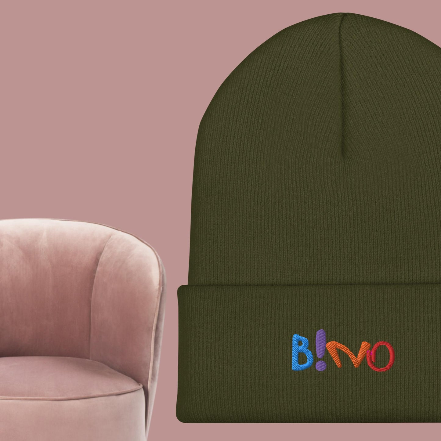 B!no Gorro con borde vuelto