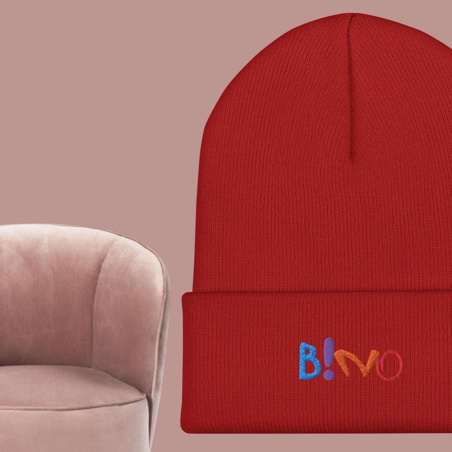 B!no Gorro con borde vuelto