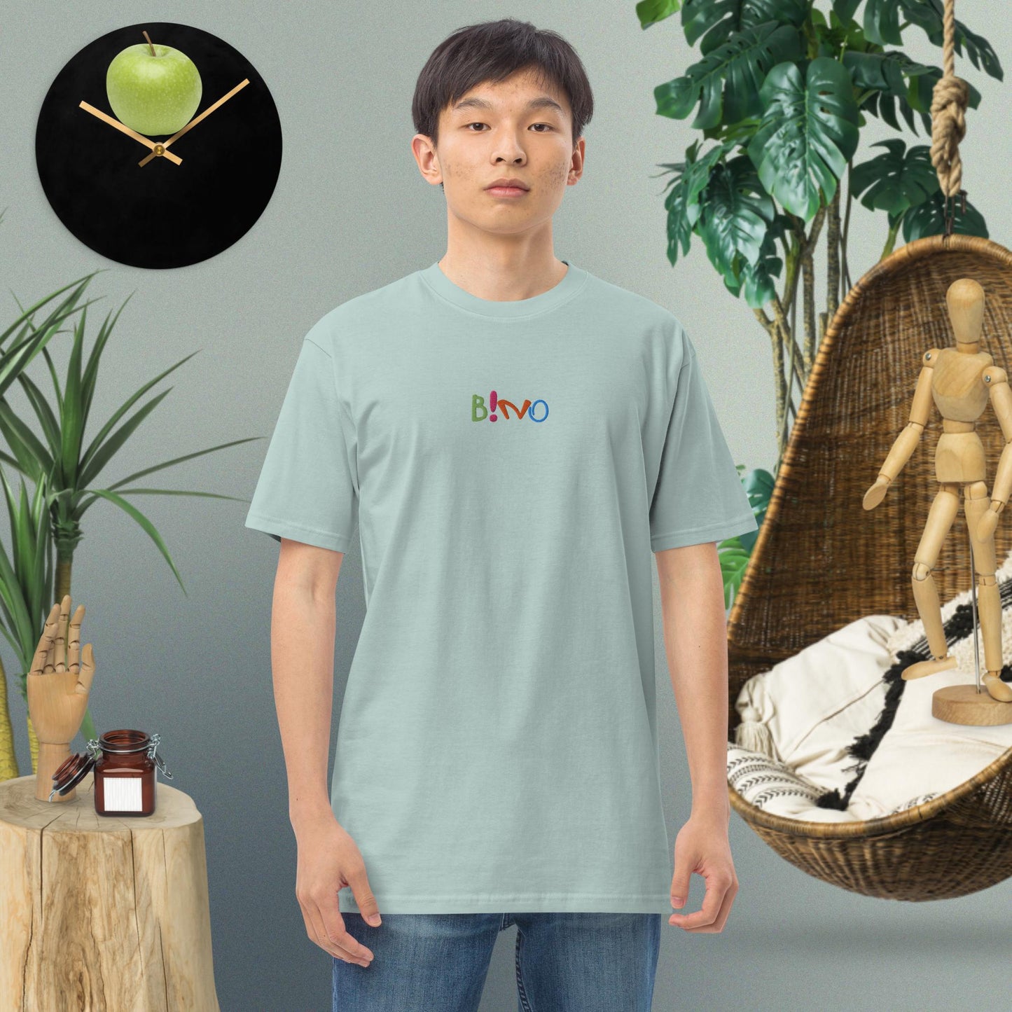 Men’s Bino premium heavyweight tee