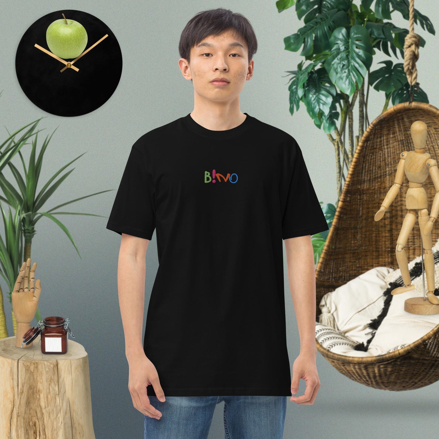 Men’s Bino premium heavyweight tee