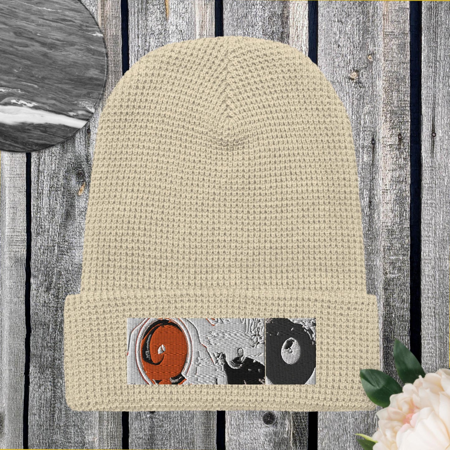 Bino "Face" 8 Ball Waffle beanie