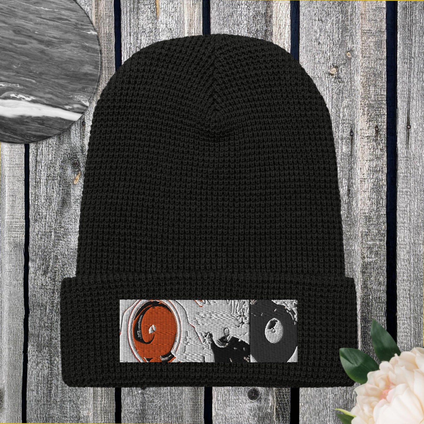 Bino "Face" 8 Ball Waffle beanie