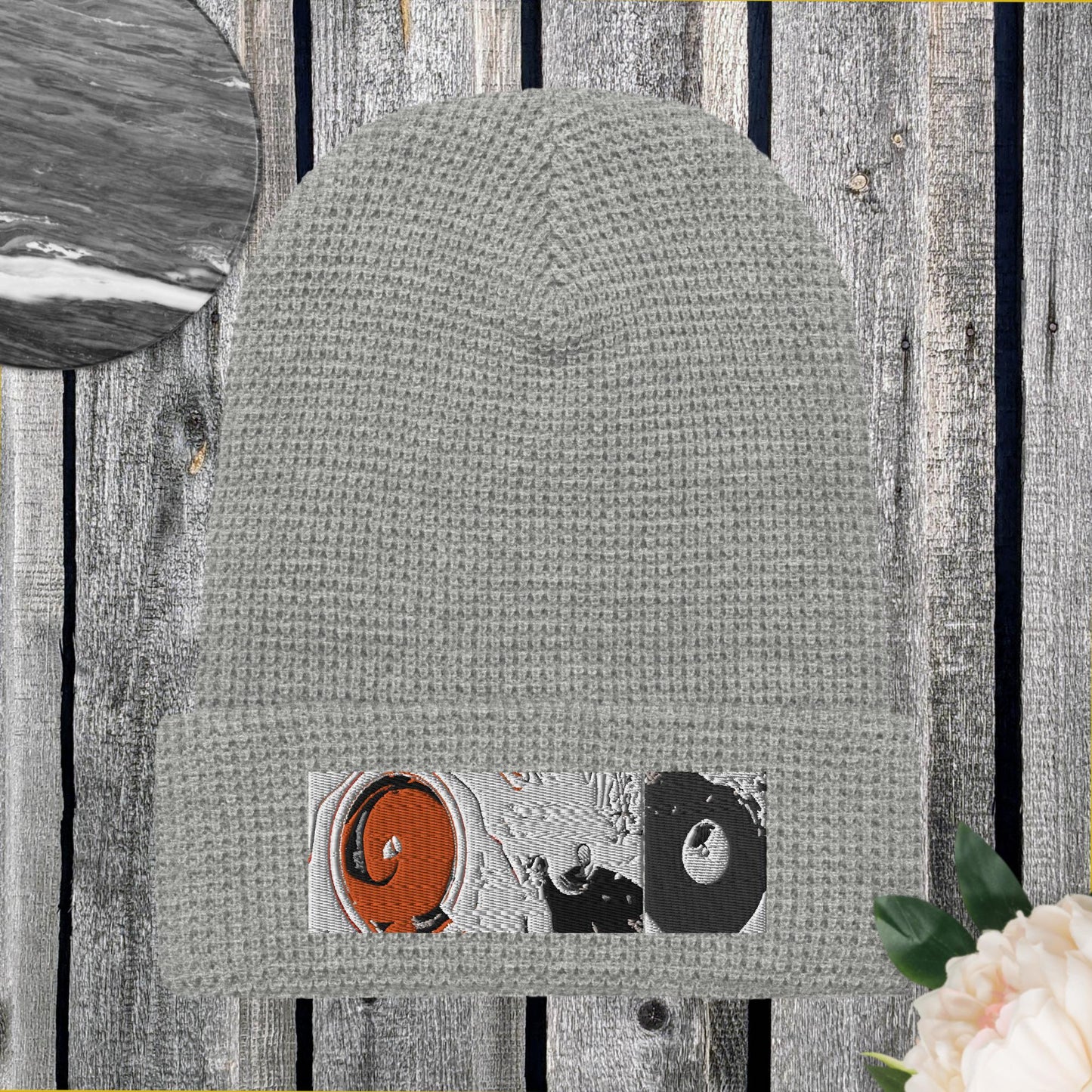 Bino "Face" 8 Ball Waffle beanie