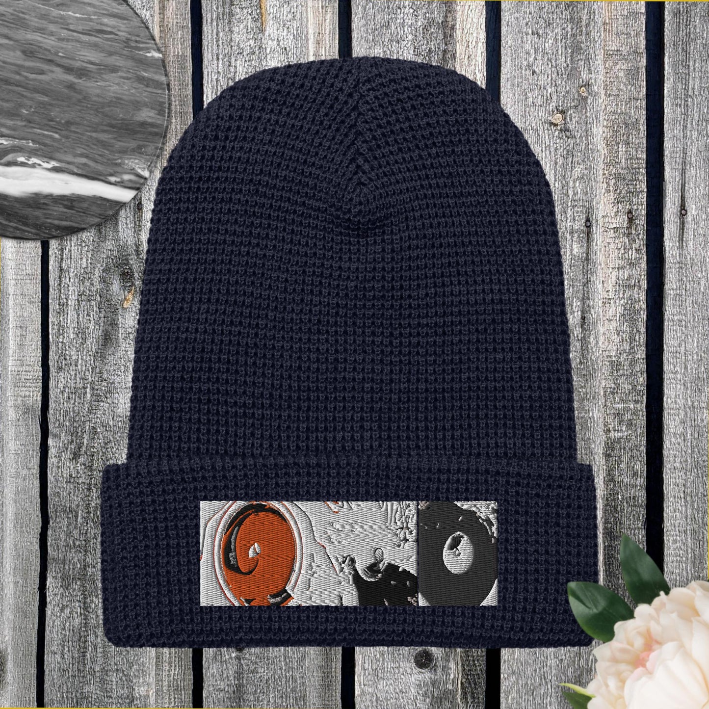 Bino "Face" 8 Ball Waffle beanie