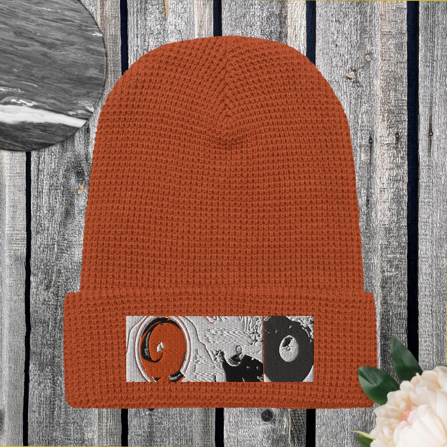 Bino "Face" 8 Ball Waffle beanie